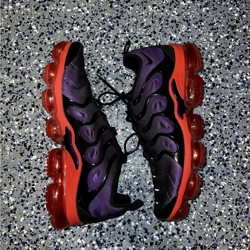 Nike Air Vapormax Plus Mens Size 13 Shoes Voltage Purple Orange USED